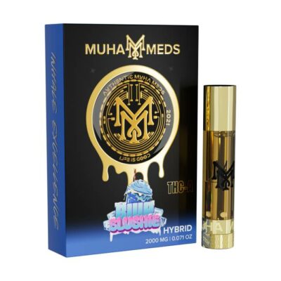 Muha Meds THCa Cartridge 2g muha meds thca cartridge 2g blue slushie