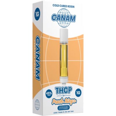 CANAM THCP Cartridge 1g - Peach Ringz (Hybrid)