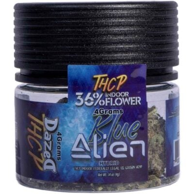 Dazed THCP Premium Indoor Flower 4g Dazed THCP Premium Indoor Flower 4g Blue Alien (Hybrid)