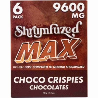Shrumfuzed MAX Nootropic Mushroom Chocolates 6ct Shrumfuzed MAX Nootropic Mushroom Chocolates 6ct - Choco Crispies