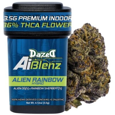 Dazed AI Blenz THCa Flower 3.5g Dazed AI Blenz Flower 3.5g THCA - Alien Rainbow