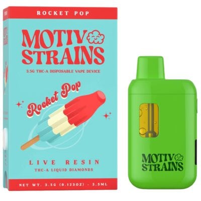 Motiv Strains THCA Liquid Diamonds Disposable 3.5g - Rocket Pop (Hybrid)
