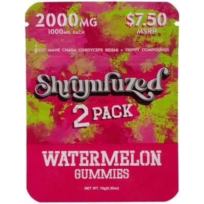Shrumfuzed Nootropic Mushroom Gummies 2pk Shrumfuzed Nootropic Mushroom Gummies 2pk - Watermelon