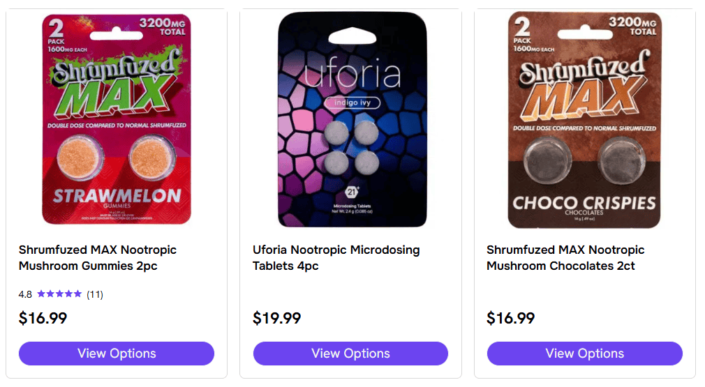 Mushroom supplements and wellness products for sale online