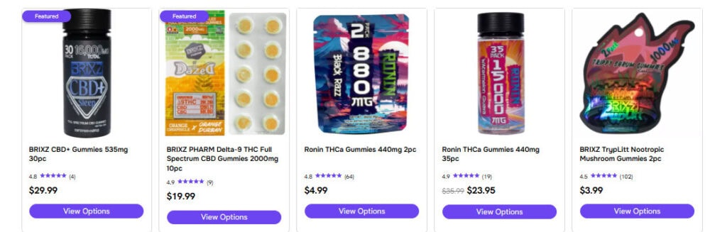 CBD gummies available for sale