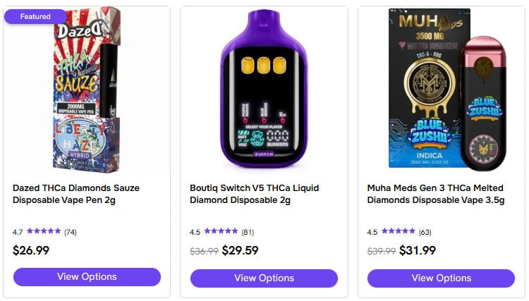 Different Thca Disposable vape for sale