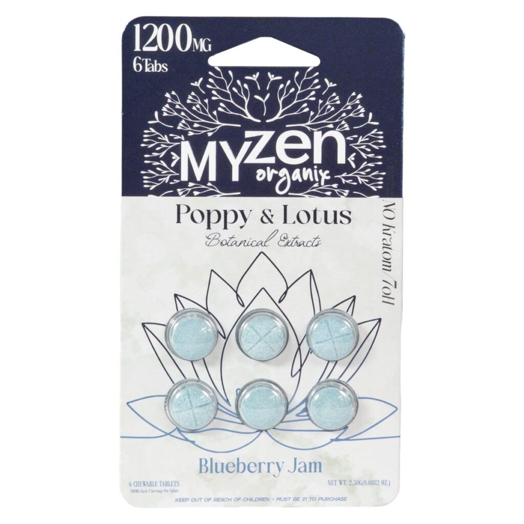 MyZen Organix Poppy & Lotus 6pk - Blueberry Jam