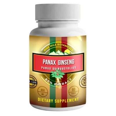 Nine Mile Botanicals Panax Ginseng 80% 60 Capsules